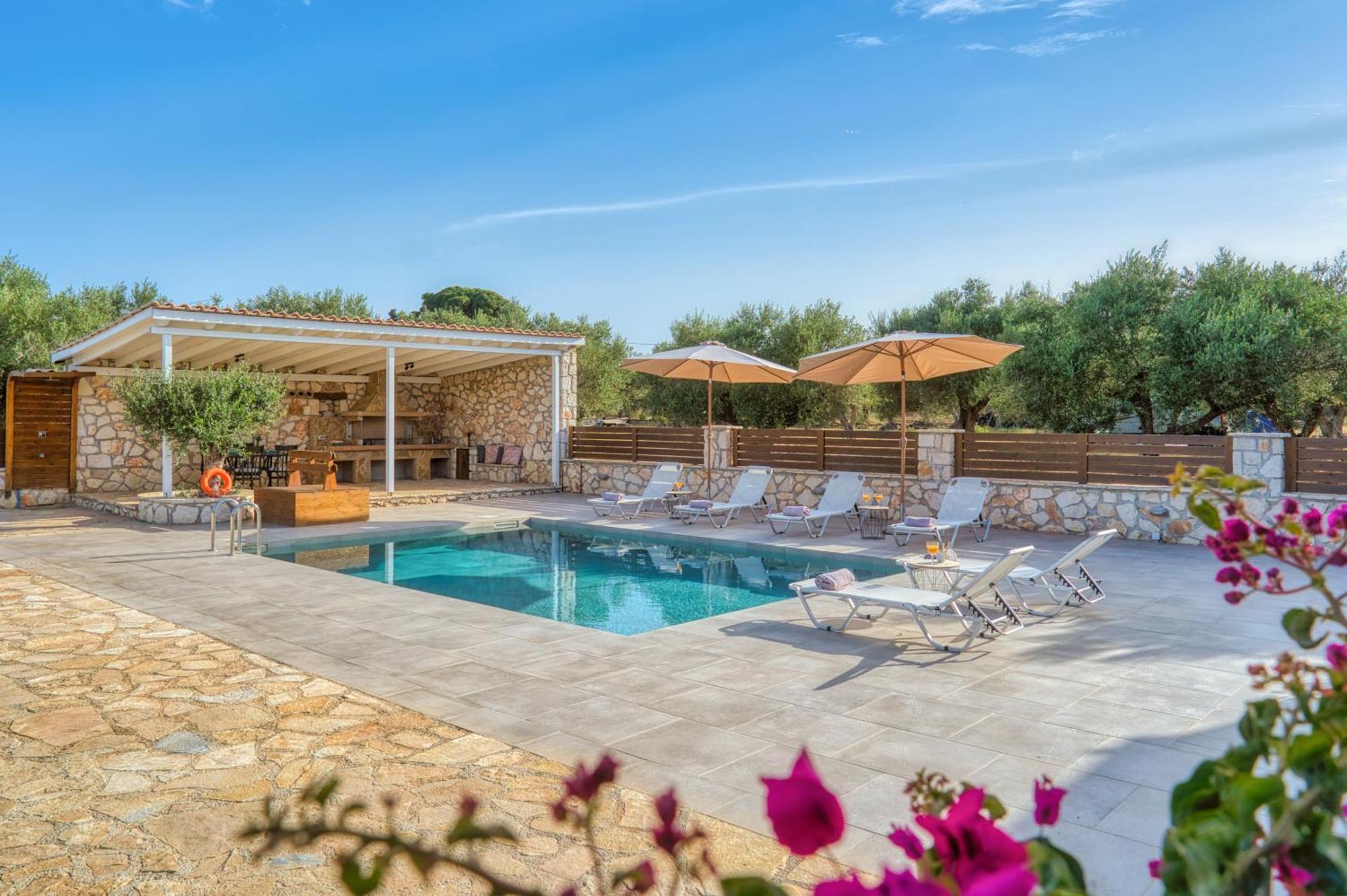 Astarte Villas - Astra Private Villas With Pool Vasilikí Exterior foto